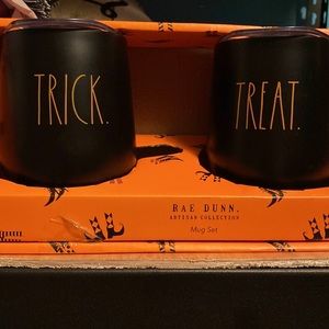 Rae Dunn Trick or Treat tumblers.
